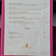 เมนู Pineapple Cafe and Grill Pattaya