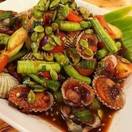 ตำหอยแครงแซ่บหอยสั่น -