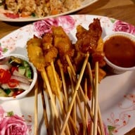เมนูของร้าน ร้านบ้านสวรรค์พิมานซีฟู๊ด ตลาดน้ำอัมพวา