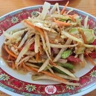 เมนูของร้าน โค้งกาแฟสด&ส้มตำวัดช้าง