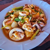เมนูของร้าน เจ๊ยินดี ซีฟู้ด