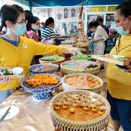 บรรยากาศ ขนมไทย บ้านดารา ปตท.เมืองราช ราชบุรี