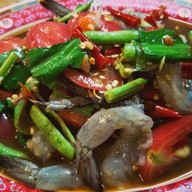 เมนูของร้าน ร้านอีสานตำแซ่บอินดี้ดาวคะนอง