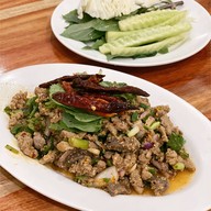 เมนูของร้าน ลาบเป็ดชัยนาท