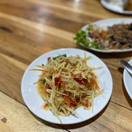 เมนูของร้าน ส้มตำบ้านนายช่าง