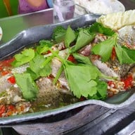 เมนูของร้าน ร้านริมเขื่อน ซีฟู้ด (ร้านกลาง)เจ้าเก่าเท่านั้น สมุทรปราการ