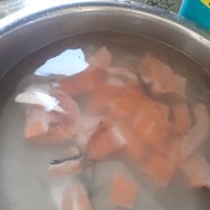 เมนูของร้าน ครัวป้าสวย ตลาดลุงออม