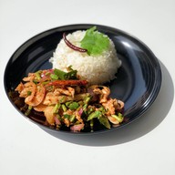 ข้าวมันไก่ ใบบุญ