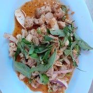 เมนูของร้าน ลาบเป็ดอุบล บางขุนนนท์