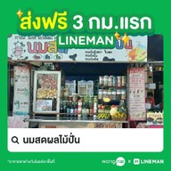 นมสดผลไม้ปั่น