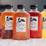 จิบไพร น้ำสมุนไพรออร์แกนิค พร้อมดื่ม สูตร หวานน้อย low sugar