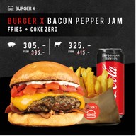เมนูของร้าน Burger X Food Truck