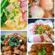 เหมยบะหมี่เกี๊ยว ก๋วยเตียวต้มยำมะนาว ข้าวหมูแดง-ข้าวหมูกรอบ(สูตร เตาถ่าน)
