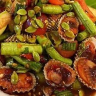 ตำหอยแครงแซ่บหอยสั่น -