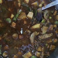 เมนูของร้าน ข้าวมันไก่ทับหลี ตลาดกำแพงแสน