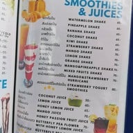 เมนู On The Hill Karon Restaurant & Café