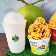 ซีมเบิ่ง มะพร้าวปั่นนมสดและเฟร้นช์ฟรายส์ชีส ถนนพระร่วง