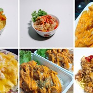 นมใหญ่ มิตรอุดม 🎉 ข้าวไก่เทอริยากิ ไข่ข้น ชาไทย เฟรนฟายชีส ขนมปังเนยนม