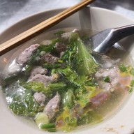 เมนูของร้าน ก๋วยเตี๋ยวคั่วไก่ชามเปล
