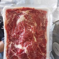 เนื้อวัวสด สไลด์ เนื้อไก่ ร้านฮาซันบัยตุ้ลมาล ตลาดบางกะปิ ฮาลาล