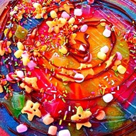 เครปนมสดสายรุ้ง