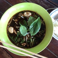 เมนูของร้าน ก๋วยเตี๋ยวเรือคลองสระบัว