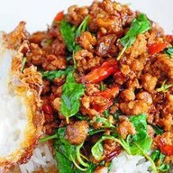 เมนูของร้าน กระเพราพริกแห้ง พฤกษา 20