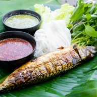 เมนูของร้าน พี่แดงปลาเผา