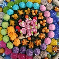 ขนมไทยโบราณ ซิ้มหน้าใหญ่ ตลาดมหาชัย