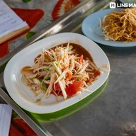 เมนูของร้าน ส้มตำกินแล้วรวย ซอยหนองเหล็ก9