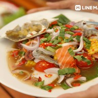 เมนูของร้าน เออ_แล้วแต่มึง ส้มตำ&กะเพราถาด อาหารตามสั่่ง ครบจบที่ร้านเดียว