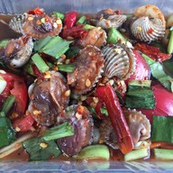 เมนูของร้าน ข้าวหมูแดงหมูกรอบ