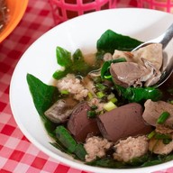 เมนูของร้าน ป้าสาวโล้งโต้งตลาดศาลเจ้า ตลาดศาลเจ้า