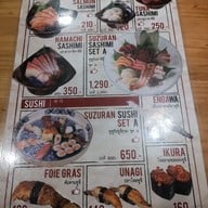 เมนู Suzuran Sushi ลาดปลาเค้า-วังหิน