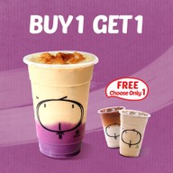 เมนูของร้าน Kamu Tea ในเมือง