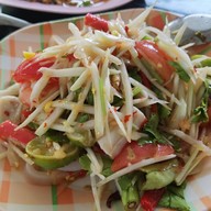 เมนูของร้าน ครกเดียวละเมอ บ้านตลาด