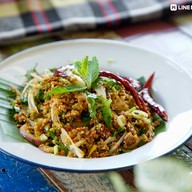 เมนูของร้าน กระติ๊บ อีสานคูซีน สาขาเทิดราชัน