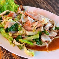 เมนูของร้าน ส้มตำวรากร