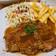 เมนูของร้าน บ้านสเต็ก Ban Steak หมู่บ้านอยู่สบาย5
