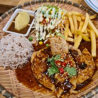 เมนูของร้าน บ้านสเต็ก Ban Steak หมู่บ้านอยู่สบาย5