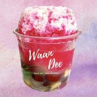 เมนูของร้าน หวานดีน้ำแข็งไส