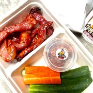 เมนูของร้าน หมูปลาร้า เนื้อปลาร้า ก่องข้าวน้อยแซ่บแน่ สาขาคลองจั่น