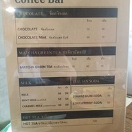 เมนู Coffee Bar Korat