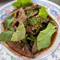 เมนูของร้าน ส้มตำสุสาน