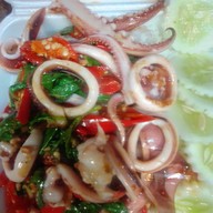 เมนู ข้าวผัดปู  เจ้โบ้  พหล52 บิ้กชีมินิตลาดไทยธานี เพิ่มสิน