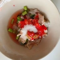 เมนูของร้าน ป้าอู๊ดเย็นตาโฟ บางพระ ไร่กล้วย