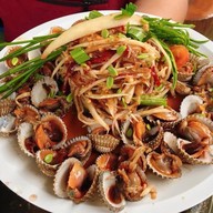 เมนูของร้าน ส้มตำแจ่มใส 2 สาขาต้นตำรับ