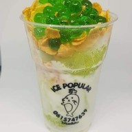 เมนูของร้าน สตอเบอรี่โยเกิร์ตเกล็ดหิมะ Icepopular สาขา1