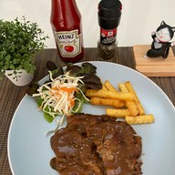 เมนูของร้าน AXIS โจ๊กและอาหารญี่ปุ่น
