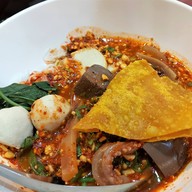 เมนูของร้าน เย็นตาโฟต้มยำแซ่บเวอร์ สันติธรรม